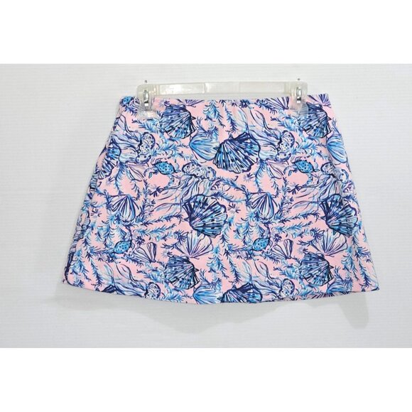 Lilly Pulitzer Women's Madison Blue & Pink Floral Skort Size S 079 - Picture 16 of 16